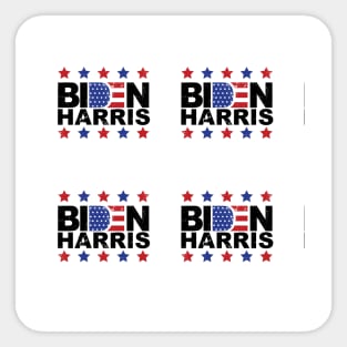 Joe Biden Kamala Harris Logo On White Sticker